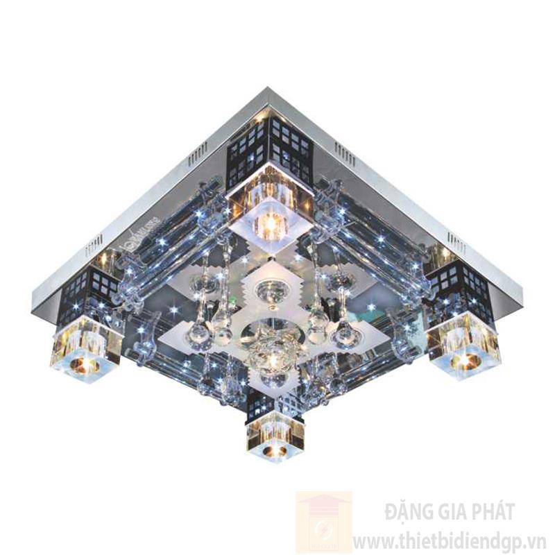 Đèn ốp trần Led vuông 500*H180, LED color changer, remote